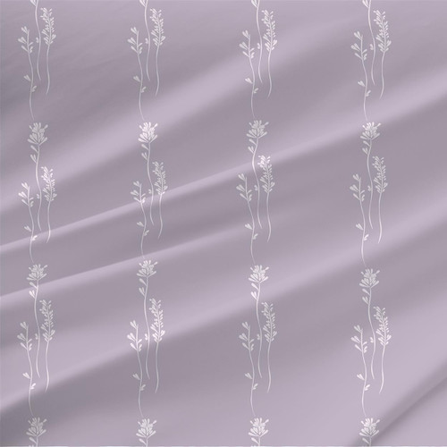 Floral fabric print - Simple Stroll in Violet