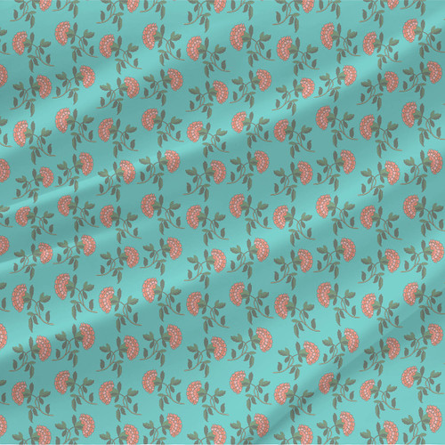 Floral fabric print - Nostalgic Carnations in Spring colorway. Floral fabric print - Nostalgic Carnations in Spring colorway.