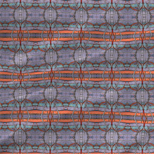 Imbroglio – Original Art – Abstract Geometric Fabric by the Yard