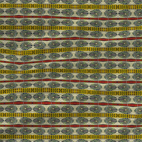 Compass – Original Art – Artistic Geometric Stripe Fabric by the Yard