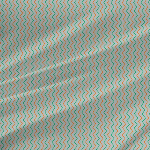 Paper ZigZag – Silver – Fabric by the Yard