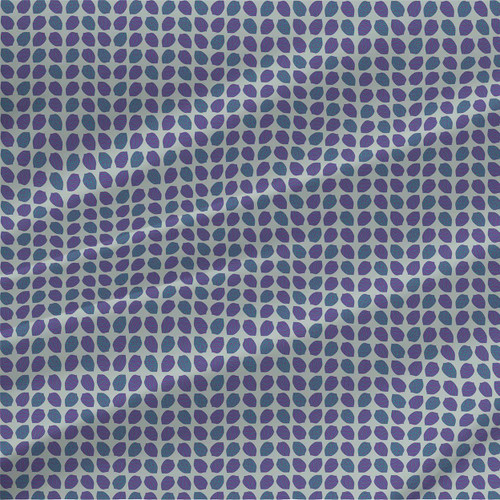 Paper Leaves – Purple – small-scale textured leaf fabric by the yard
