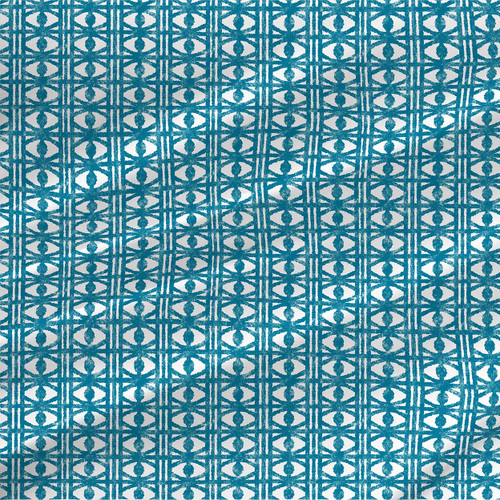 Geometric fabric print - Sandro in Halcyon colorway