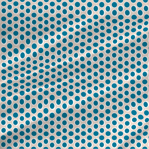 Lucille – Halcyon – Mid-Century Circle Geometric Fabric by the Yard