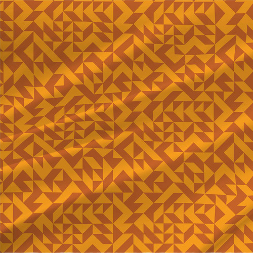Geometric fabric print - Triangle Party in Harvest colorway Geometric fabric print - Triangle Party in Harvest colorway