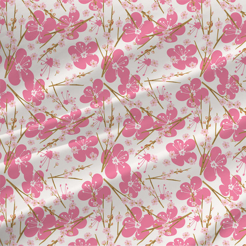 Blossom Riot – Bright Blush – Fabric by the Yard