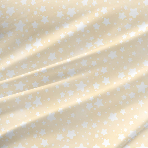 Radiant – Cream – Watercolor Star Fabric by the Yard
