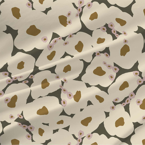 Abstract fabric print - On the Range Grande in Coral Sand colorway Abstract fabric print - On the Range Grande in Coral Sand colorway