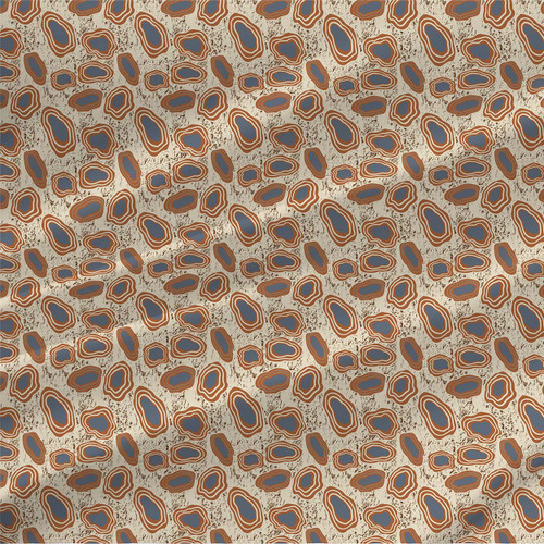 Abstract fabric print - Sand + Stone in Rust + Rain colorway. Abstract fabric print - Sand + Stone in Rust + Rain colorway.