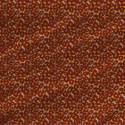 Abstract fabric print - On the Range Mini in Brambleberry Abstract fabric print - On the Range Mini in Brambleberry