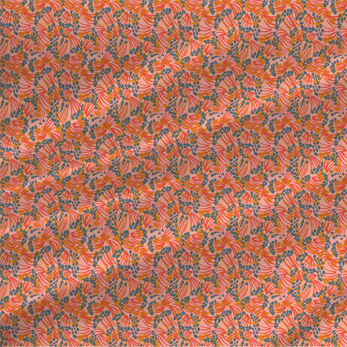 Floral fabric print - Whispy Brush Mini  in Brambleberry