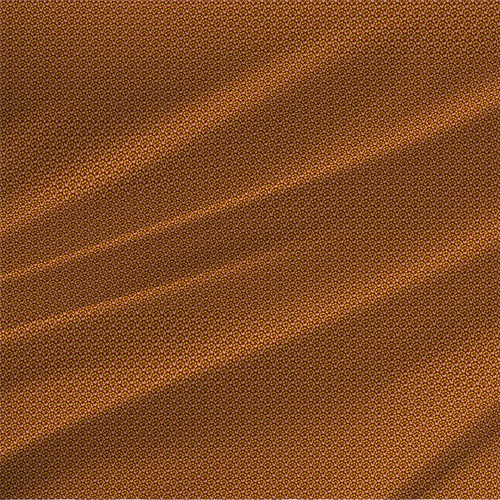 Harvest Moon – Sun Kissed – tiny floral geometric pattern in orange, teal, rust, and warm brown – fabric by the yard