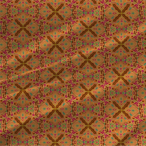 Geometric fabric print - Frosted Forage in  Sunkissed colorway.