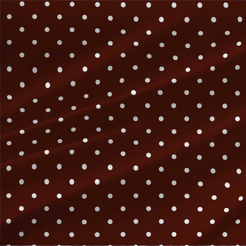 Geometric fabric print - Little Dots in Spice colorway.