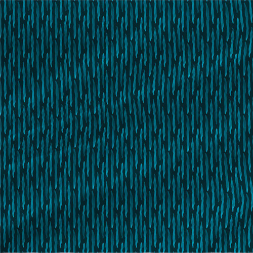 Kelp Forest Teal organic abstract fabric with blue-teal wavy marks on a dark ocean background, available by the yard