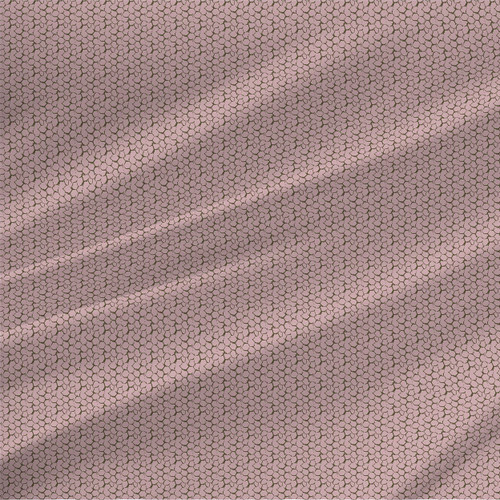 Honeycomb Edge Lagoon fabric by the yard with irregular deep olive honeycomb outlines on a soft dusty-pink background.