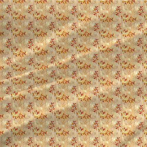 Stripe fabric print - Elegant Embrace in Sunset Coral colorway