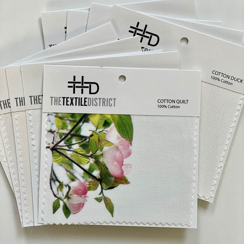 Base fabrics for custom fabric printing