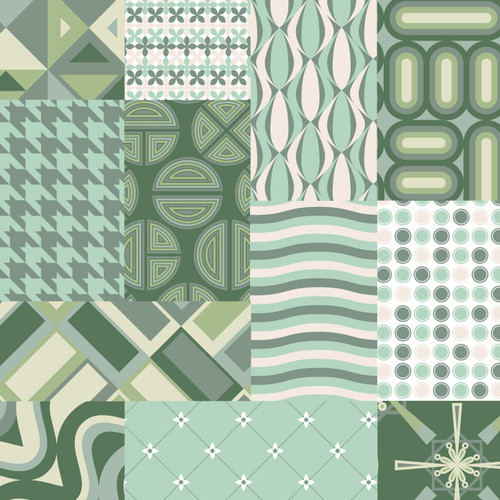 Baylie Moss Fat Quarter Bundle - 12 coordinating prints in moss green, tan, olive green. Baylie Moss Fat Quarter Bundle - 12 coordinating prints in moss green, tan, olive green.
