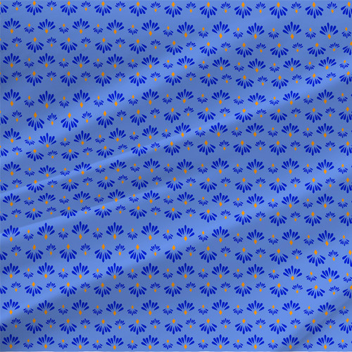Fez Mini fabric in Blue colorway. Fez Mini fabric in Blue colorway.