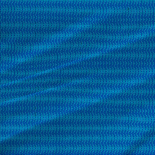 Flora Triseca larger-scale textured stripe fabric in deep blue and aqua