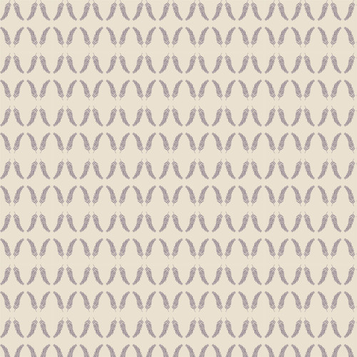 Royal Ferns abstract fabric by the yard in Purple colorway.