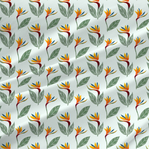 Floral print fabric - Radiant Paradise in Sunlit Romance Floral print fabric - Radiant Paradise in Sunlit Romance