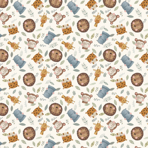 Tender Savannah fabric by the yard in Cream colorway.