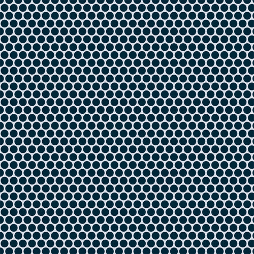 Dot Hive fabric by the yard in Olive Indigo colorway.