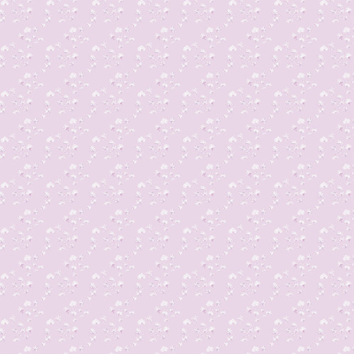 Undulating Mini floral fabric by the yard in Light Pink Jewel colorway.