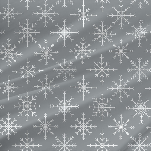 Snowflake Flurries in Cranberry Frost colorway.