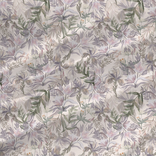 Petal Drift floral fabric by Saphron Atelier in Beige colorway