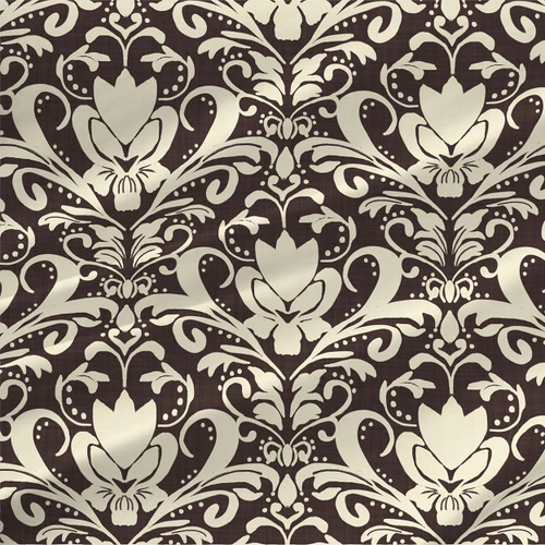 Gilded Medallion Damask – Chocolate Truffle – Fabric by the Yard