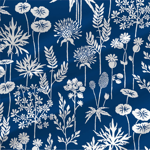 Botanica – Ocean – botanical wildflower fabric by the yard
