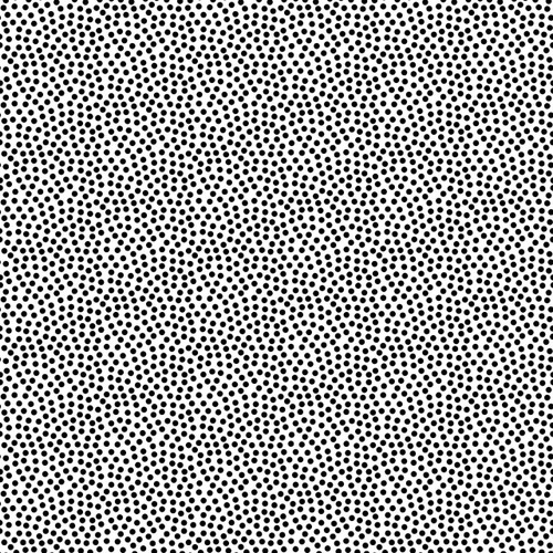 Droplet – Black White – dotted coordinate fabric by the yard