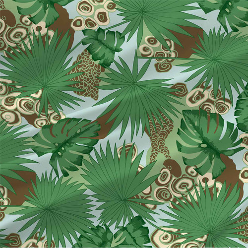 Jungle – Leaf – tropical botanical fabric by the yard
