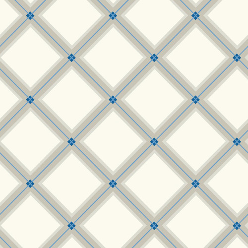 Overpass – Stream – geometric lattice fabric by the yard