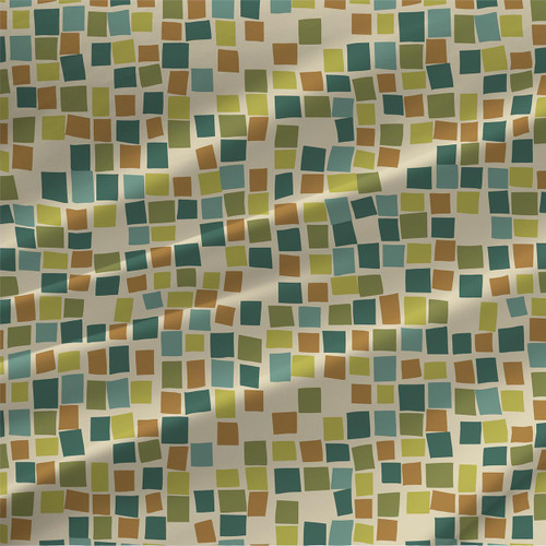 Abstract fabric print - Post It in Treetop Colorway Abstract fabric print - Post It in Treetop Colorway