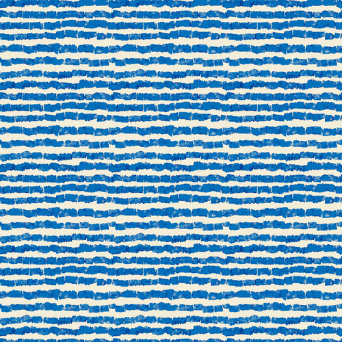 Stripe print fabric - River Rock in blue