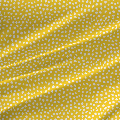 Geometric print fabric - Spotty in Sunshine Yellow