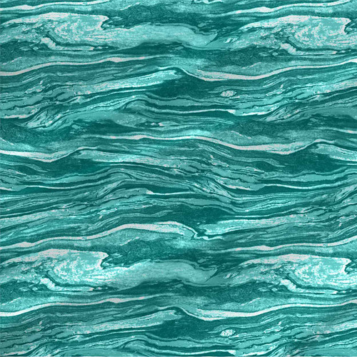 Marmi – Turquoise – marbled texture fabric by the yard
