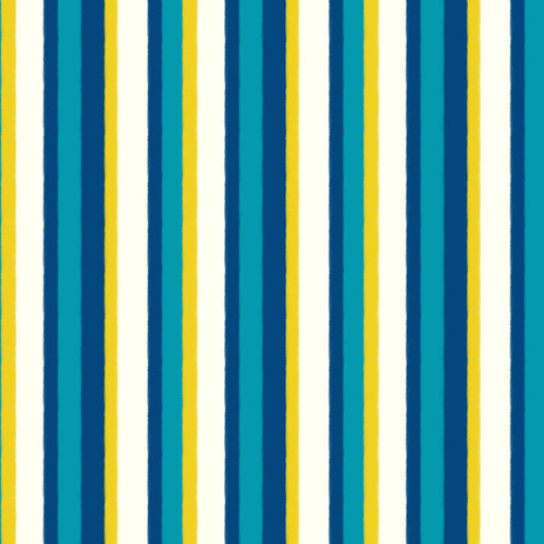 Stripe print fabric - Stipple in Aquatic