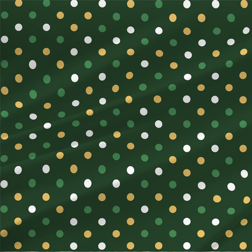 Spot – Evergreen – Polka Dot Geometric Fabric by the Yard