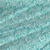 Etching Mini Turquoise floral fabric with blue-green etched flowers and leafy botanical linework on a light background.