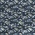 Floral fabric print - Falling Daisy in Indigo Colorway
