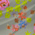 Floral fabric print - Over the Waves in Powderpuff colorway. Floral fabric print - Over the Waves in Powderpuff colorway.