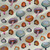 Abstract fabric print - Shitake in Vinaigrette colorway Abstract fabric print - Shitake in Vinaigrette colorway