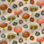 Abstract fabric print - Shitake in Blanquette colorway Abstract fabric print - Shitake in Blanquette colorway