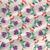 Floral fabric print - Paper Vine in White