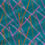 Abstract fabric print - X Hatch in Peacock colorway Abstract fabric print - X Hatch in Peacock colorway